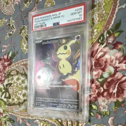 Pokemon PSA 10 Team Rocket's Mimikyu M2a Mega Dream Ex 205/193 AR JP 2025 - Image 3