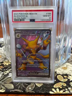 Pokemon sv: 151 alakazam ex 188/165 PSA 10 - Image 1