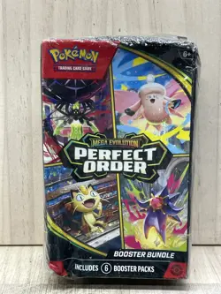 Pokemon TCG Mega Evolution Perfect Order Booster Bundle Box Factory Sealed - Image 1