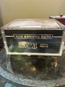 Sealed Pokemon Evolving Skies Elite Trainer Box With Acrylic Case - Image 3