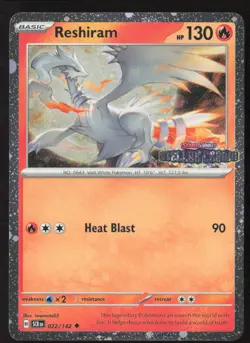 Reshiram (Stellar Crown Stamped) 022/142 Pokemon NM - Image 1