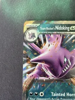 Pokemon Team Rocket's Nidoking EX Destined RIvals #119/182 Double Rare Holo NM - Image 3