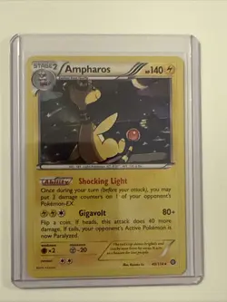 Pokemon TCG - Ampharos - Steam Siege - 40/114 - Holo - Mint - Image 1