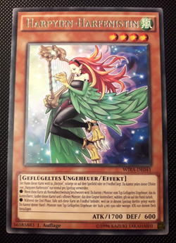 Yu-Gi-Oh! Harpyien-Harfenistin, WIRA-DE041, Rare, 1. Auflage, Deutsch, Excellent - Image 1