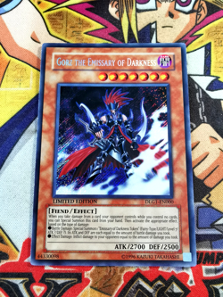 Gorz the Emissary of Darkness dlg1-en000 Ltd Ed (M/NM+) Secret Rare Yu-Gi-Oh! - Image 1