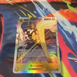 Bandai One Piece CCG Borsalino Egghead/Navy EB04-058 SR Holo Foil 6000 Cost 5 - Image 1
