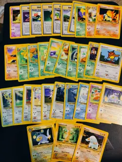 Pokemon Neo Genesis Card Lot Common Uncommon No Duplicates - Image 1
