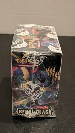 Pokemon TCG Rebel Clash Booster Box Sealed With Minor Dings Or Dents - Image 2