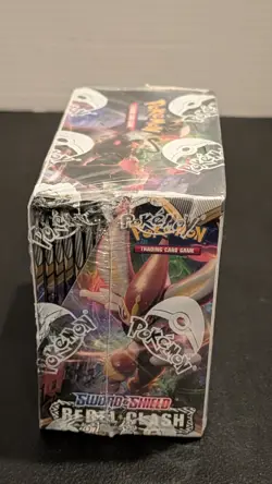 Pokemon TCG Rebel Clash Booster Box Sealed With Minor Dings Or Dents - Image 4