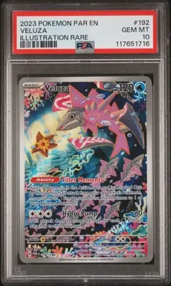 2023 POKEMON SCARLET & VIOLET PARADOX RIFT 192/182 VELUZA - PSA 10 - GEM MINT - Image 1
