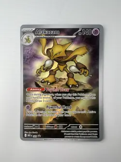 Alakazam MEP 009 Promo Mega Evolutions NM-MT In Hand Pokemon TCG - Image 1