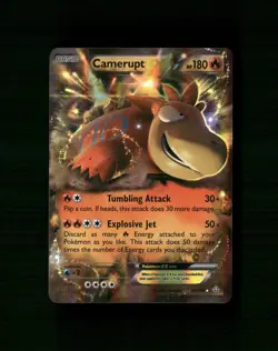 Camerupt EX 29/160 Holo EX Rare Primal Clash Pokemon Near Mint D-2 - Image 1