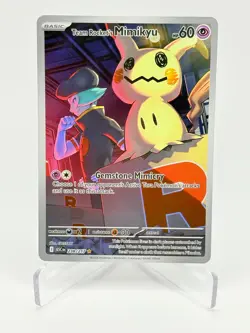Team Rocket's Mimikyu 238/217 Illustration Rare Ascended Heroes Pokemon - NMT - Image 1