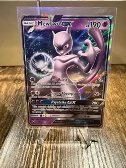 Pokemon TCG Mewtwo GX Shining Legends 39/73 Ultra Rare Holo English - Image 1