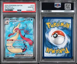 PSA 10 Gem Mint Milotic EX #217 Pokemon TCG 2024 SSP - Image 3