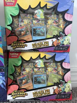 LOT: Ascended Heroes Pokemon (2) ETB / 2) DELUXE PIN / (2) MEGA EX Box / (1) TIN - Image 3