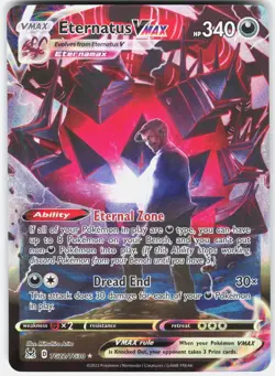 Pokemon Eternatus VMAX TG22/TG30 Holo Lost Origin Trainer Gallery Pokemon NM - Image 1