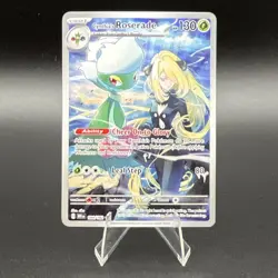 Cynthia's Roserade Illustration Rare Holo Destined Rivals 2025 184/182 NM - Image 1
