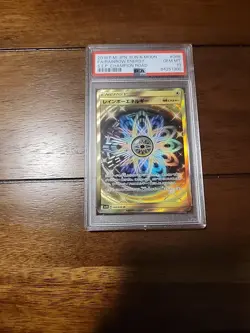 2018 PSA 10 Gem Mint Japanese Pokemon Rainbow Energy Gold 086/066 Champions Road - Image 1