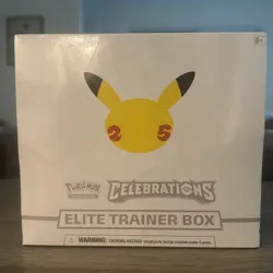 Pokemon Company TCG Celebrations ETB Pikachu 25th Anniv 2021 New Mjnor Tear - Image 1