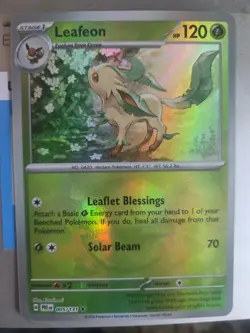 Pokemon Leafeon 120 HP Holo Master Ball Pattern SV Prismatic 005/131 EN - Image 1