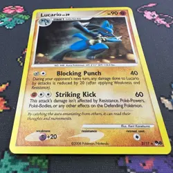 Lucario 2/17 POP Series 8 Cosmos Holo MP Pokemon TCG Vintage - Image 3