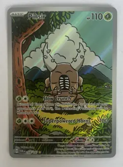 Pokemon Pinsir Illustration Rare Holo 168/167 SV06 Twilight Masquerade NM - Image 1