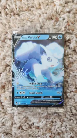 ALOLAN VULPIX 033/195 SILVER TEMPEST POKEMON (ADVENT CALENDAR STAMPED, NM) - Image 1