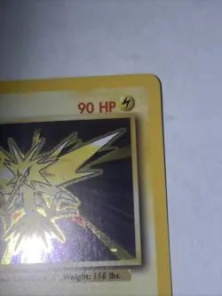 Zapdos Base Set Unlimited Holo 16/102 Pokemon - Image 3