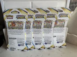 5x POKEMON TCG BRILLIANT STARS Multi ART BOOSTER PACKS NEW/SEALED🔥RARE🔥 - Image 2