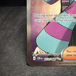 Pokemon Roxie's Performance Chaos Rising 112/086 Full Art Ultra Rare Foil ENG - Image 2