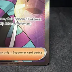 Pokemon Roxie's Performance Chaos Rising 112/086 Full Art Ultra Rare Foil ENG - Image 5