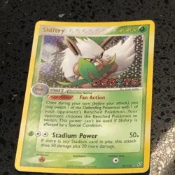 Pokemon TCG Shiftry EX Deoxys 25/107 Reverse Holo Rare - Image 1