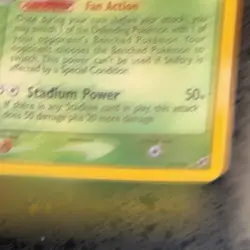 Pokemon TCG Shiftry EX Deoxys 25/107 Reverse Holo Rare - Image 4