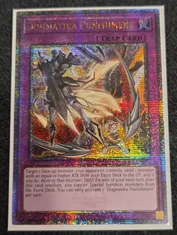 Yugioh Dogmatika Punishment RA01-EN076 Quarter Century Rare 1st Ed NM - Image 1