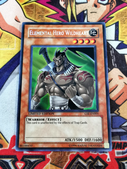 Elemental Hero Wildheart gse-en001 Ltd Ed (NM/LP) Secret/Ultra Rare Yu-Gi-Oh! - Image 1