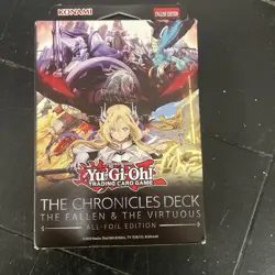 YUGIOH THE CHRONICLES DECK: THE FALLEN & THE VIRTUOUS (ALL-FOIL EDITION) DECK - Image 1