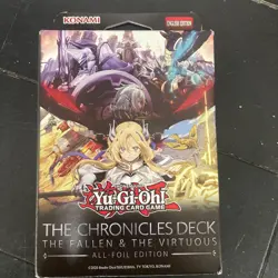 YUGIOH THE CHRONICLES DECK: THE FALLEN & THE VIRTUOUS (ALL-FOIL EDITION) DECK - Image 2