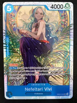One Piece TCG Nefeltari Vivi EB03-024 Heroines Edition SR English NM - Image 1