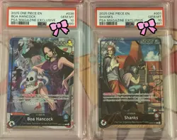 One Piece Boa Hancock and Shanks PSA Magazine Promo 2025 SEQUENTIAL PSA 10s - Image 1