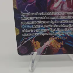 Bandai One Piece Enel OP15-118 Special Holo Alt Art 6 Cost 8000 Power - Image 5
