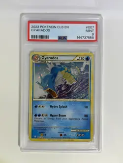 Gyarados 007/034 English CLB PSA 9 2023 Pokemon Trading Card Game Classic Mint - Image 1