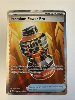 Premium Power Pro 174/132 Ultra Rare 2025 Pokemon Mega Evolution Trainer Card - Image 1