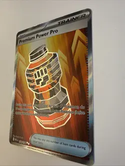 Premium Power Pro 174/132 Ultra Rare 2025 Pokemon Mega Evolution Trainer Card - Image 3