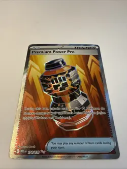 Premium Power Pro 174/132 Ultra Rare 2025 Pokemon Mega Evolution Trainer Card - Image 4