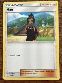 Hau Trainer Pokemon Card 120/149 - Image 2