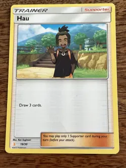 Hau Trainer Pokemon Card 120/149 - Image 3