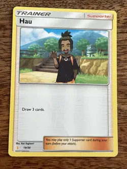 Hau Trainer Pokemon Card 120/149 - Image 4