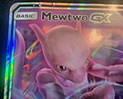 JUMBO Mewtwo GX SM196 - HP/DMG - Oversized Promo Holo Pokemon Card - Image 3