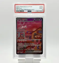 PSA 9 Mew ex 053 SVP: Scarlet & Violet Promo Card Holo Pokemon Ultra Premium 151 - Image 1